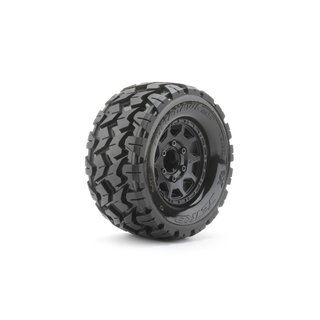 Extreme Tyre MT Tomahawk TRX Rustler-Hoss Black Rims (2)